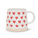 Abbott Wide Base Mug Hearts - Bear Country Kitchen