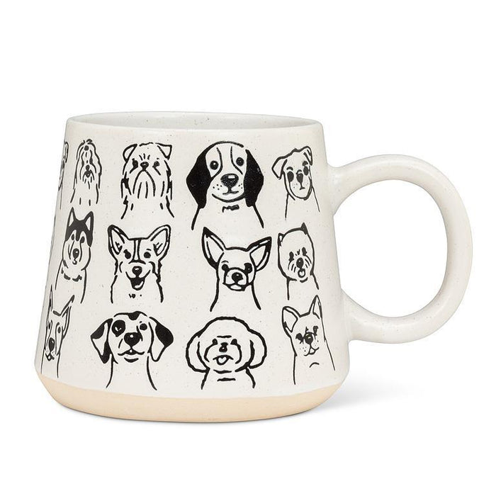 Abbott Wide Base Mug Dogs - Bear Country Kitchen
