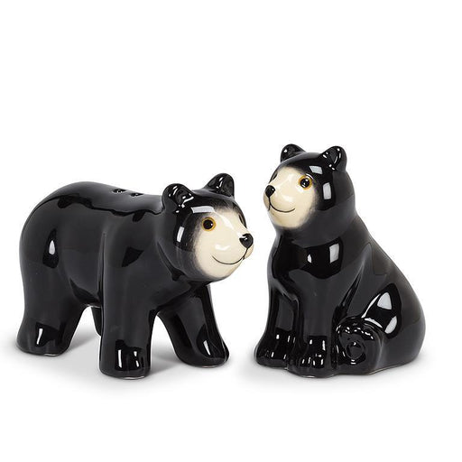 Abbott Salt & Pepper Shakers - Black Bears - Bear Country Kitchen