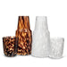 Abbott Bedside Carafe Fused Dots Amber - Bear Country Kitchen