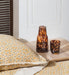 Abbott Bedside Carafe Fused Dots Amber - Bear Country Kitchen