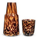 Abbott Bedside Carafe Fused Dots Amber - Bear Country Kitchen