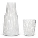 Abbott Bedside Carafe Fused Dots White - Bear Country Kitchen