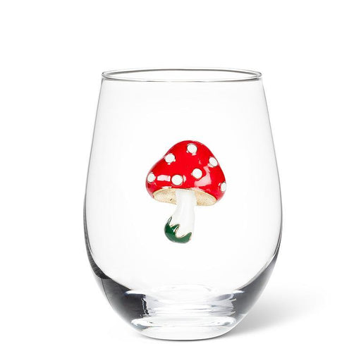 Abbott Stemless Wineglass With Mushroom - Bear Country Kitchen