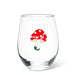 Abbott Stemless Wineglass With Mushroom - Bear Country Kitchen