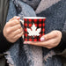 Abbott Mug Buffalo Check Maple Leaf - Bear Country Kitchen