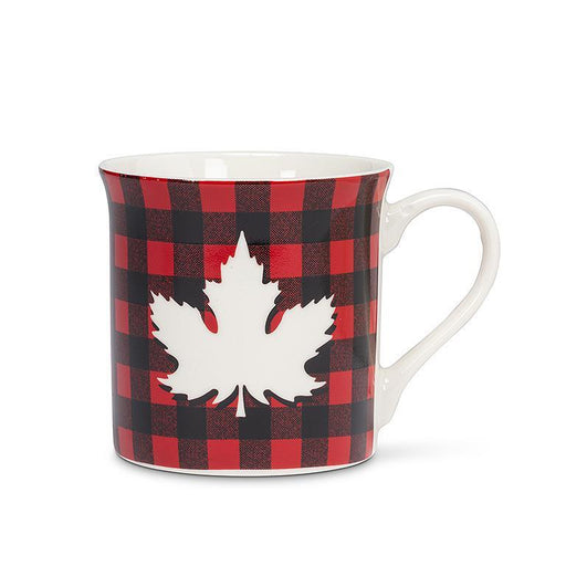 Abbott Mug Buffalo Check Maple Leaf - Bear Country Kitchen