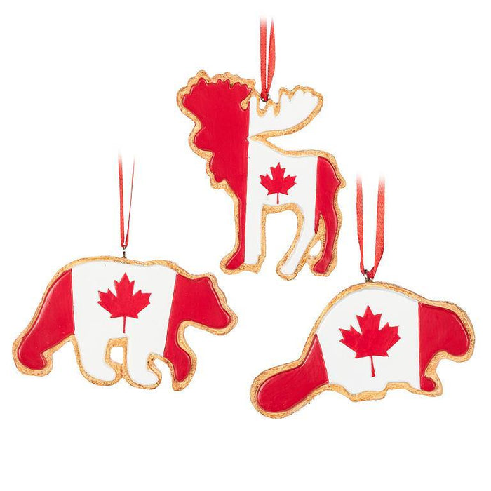 Abbott Flag Animal Cookie Ornament - Bear Country Kitchen