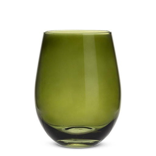 Abbott Stemless Wine Glass Green - Bear Country Kitchen