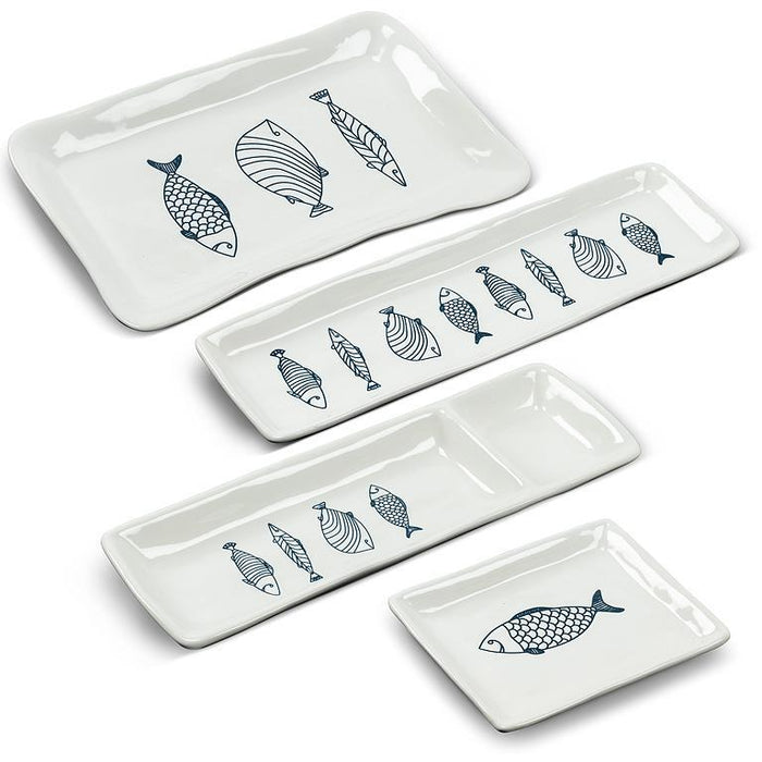 Abbott Small Rectangular Fish Plate - Bear Country Kitchen