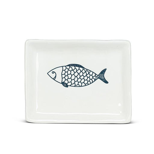 Abbott Small Rectangular Fish Plate - Bear Country Kitchen