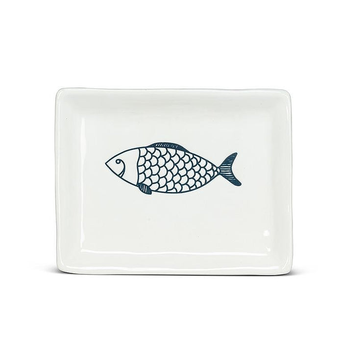 Abbott Small Rectangular Fish Plate - Bear Country Kitchen