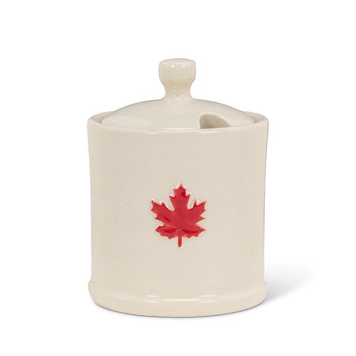 Abbott Covered Jam Jar Maple Leaf - Bear Country Kitchen