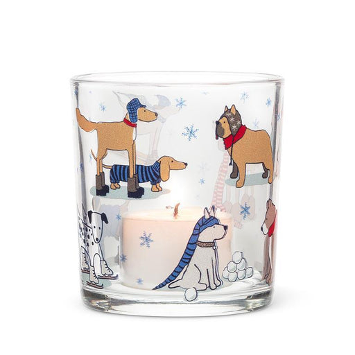 Abbott Votive Winter Sports Dog - Bear Country Kitchen