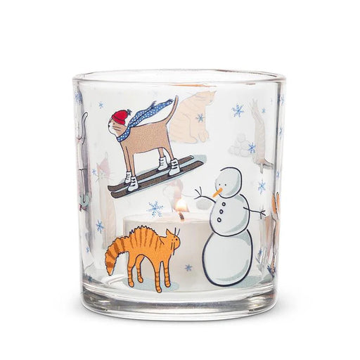 Abbott Votive Winter Sports Cats - Bear Country Kitchen