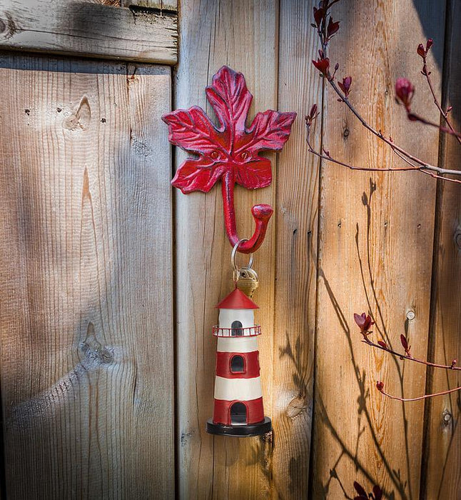 Abbott Cast Iron Wall Hook Maple Leaf - Bear Country Kitchen