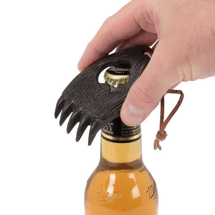 Abbott Cast Iron Bottle Opener Bear Paw - Bear Country Kitchen