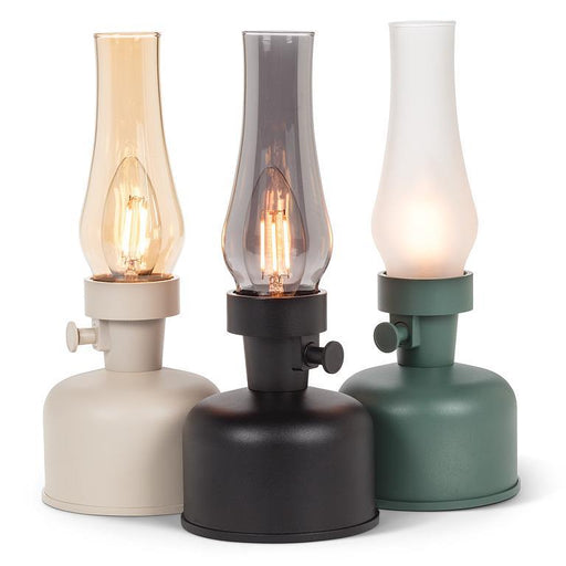 Abbott LED Lamp With Chimney Black - Bear Country Kitchen
