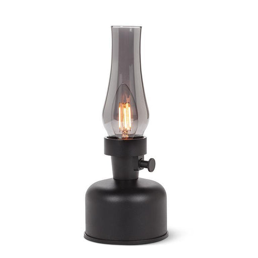 Abbott LED Lamp With Chimney Black - Bear Country Kitchen