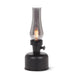 Abbott LED Lamp With Chimney Black - Bear Country Kitchen