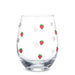 Abbott Stemless Wine Glass with Strawberries - Bear Country Kitchen