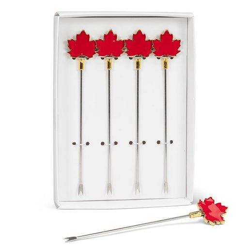 Abbott Cocktail Picks Maple Leaf Set Of 4 - Bear Country Kitchen