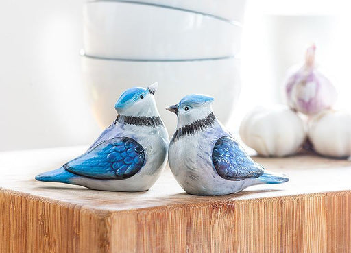 Abbott Salt & Pepper Shaker Set Blue Jay - Bear Country Kitchen