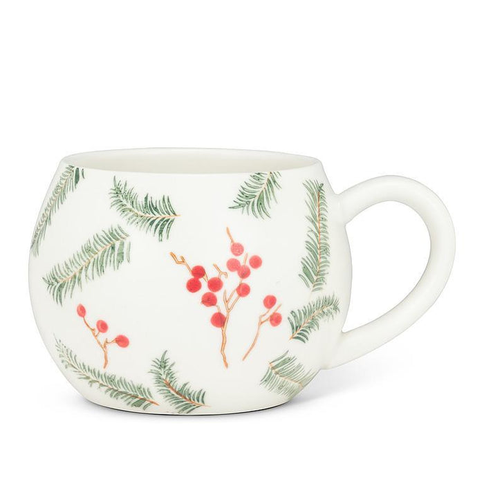 Abbott Ball Mug Pine & Berries
