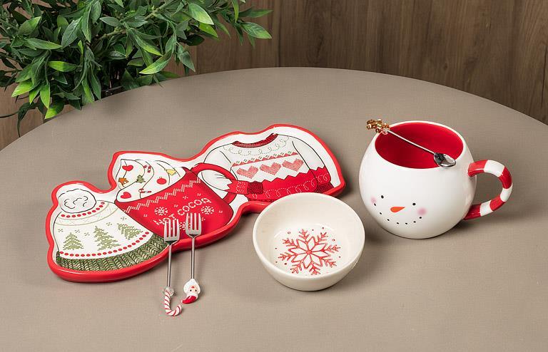 Abbott Small Bowl White Nordic Snowflake