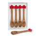 Abbott Wooden Spoon  Maple Leaf Set Of 4 - Bear Country Kitchen