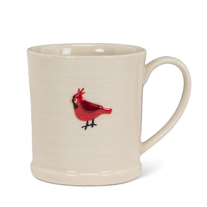 Abbott Rimmed Mug with Cardinal