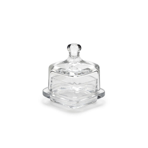 Abbott Square Glass Butter Dish - Bear Country Kitchen