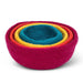 Abbott Set Of 4 Felt Nesting Bowls Multi Color - Bear Country Kitchen