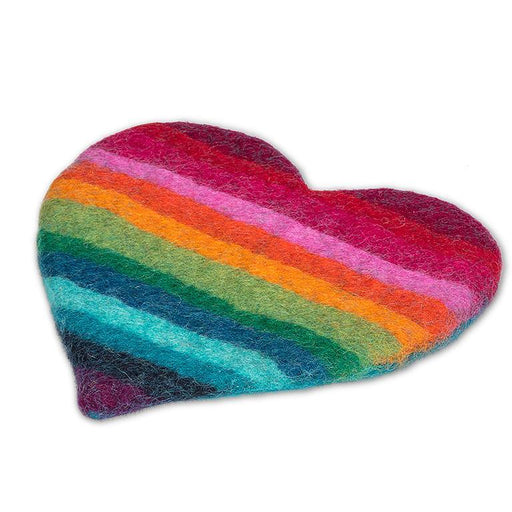 Abbott Heart Felt Trivet Rainbow Stripe - Bear Country Kitchen