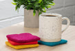 Abbot  Felt Coaster Set Multi Color - Bear Country Kitchen
