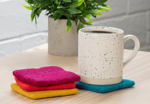 Abbot  Felt Coaster Set Multi Color - Bear Country Kitchen