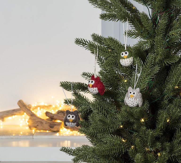 Abbott Mini Felt Owl Ornament