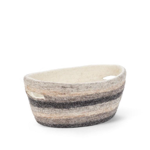 Abbott Small Oval Felt Basket - Bear Country Kitchen