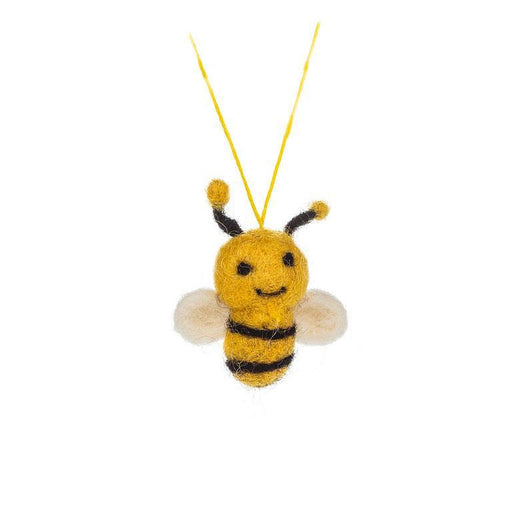 Abbott Ornament Felted Bee - Bear Country Kitchen