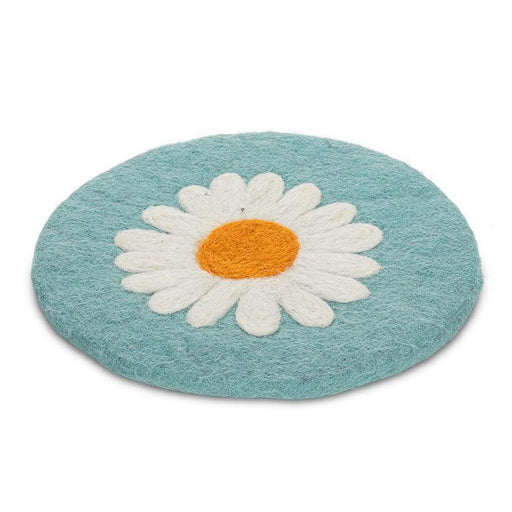 Abbott Felt Trivet Blue Daisy - Bear Country Kitchen