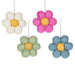 Abbott Ornament Felted PomPom Daisy - Bear Country Kitchen