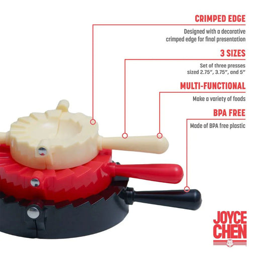 Joyce Chen Dumpling Press Set Of 3 - Bear Country Kitchen