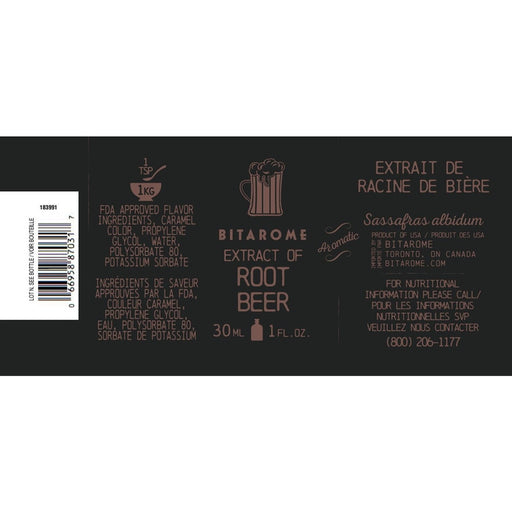 Bitarome Extract - Root Beer - Bear Country Kitchen