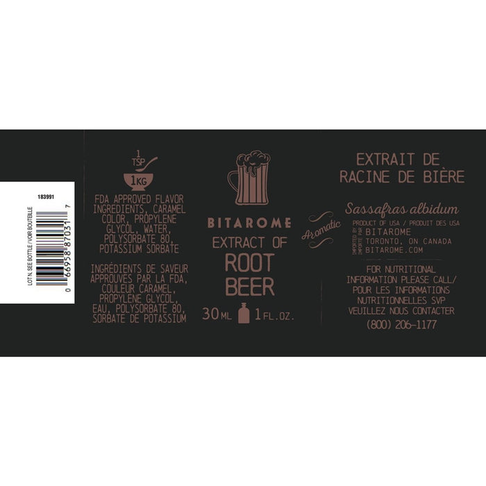 Bitarome Extract - Root Beer - Bear Country Kitchen