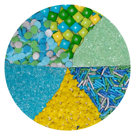 Wilton Sprinkles 6 Cell Primary Blue Mix 192G - Bear Country Kitchen