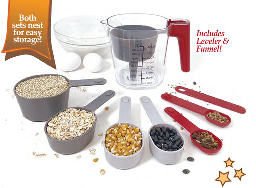 Norpro Nested Measuring Cups & Spoons Set Of 9 - Bear Country Kitchen