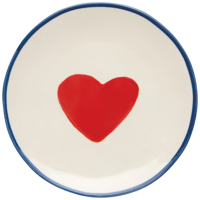 Danica Jubilee Appi Plate I Heart You Big Love - Bear Country Kitchen