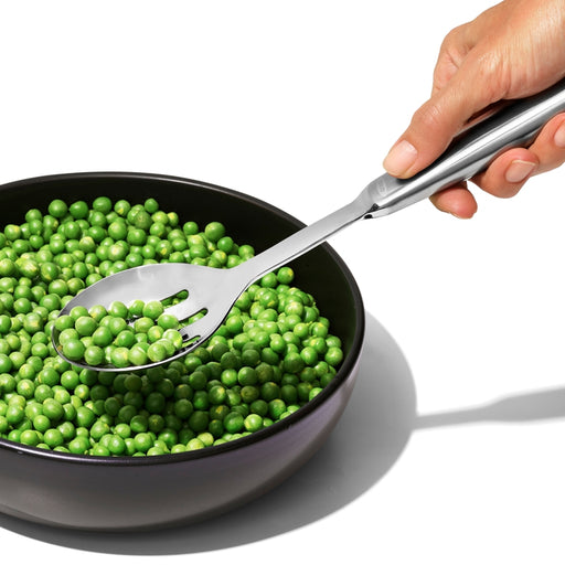 OXO Steel Small Slotted Serving Spoon - Bear Country Kitchen