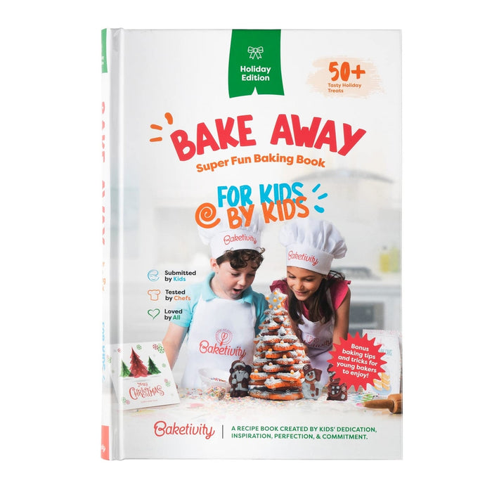 Bake Away Kids Baking Cookbook with Pictures Holiday Edition - Bear Country Kitchen
