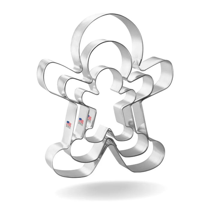 Cookie Cutter Set Of 3 Gingerbread Men - Bear Country Kitchen